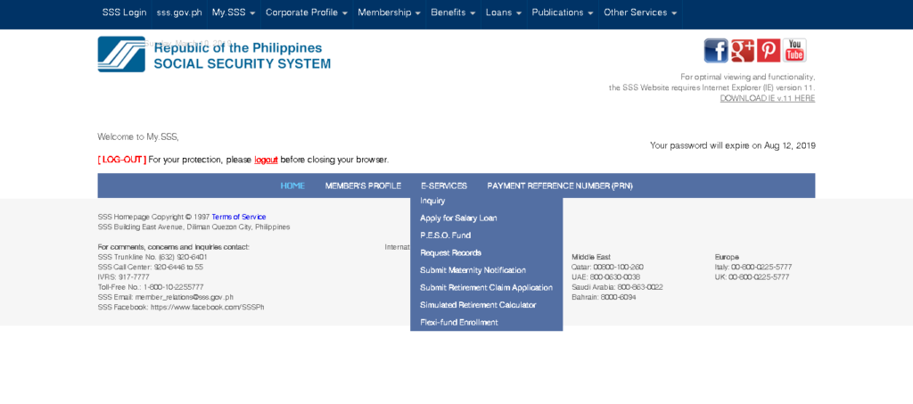 Checking Your Employment History From SSS Website