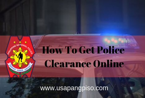 Get Police Clearance Online