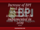 Increase of BPI bank fees for deposits and withdrawals to be implemented in 2019