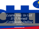 Learn How to Get DTI Permit Certificate Online