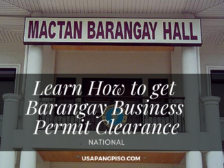 Learn How to get Barangay Business Permit Clearance